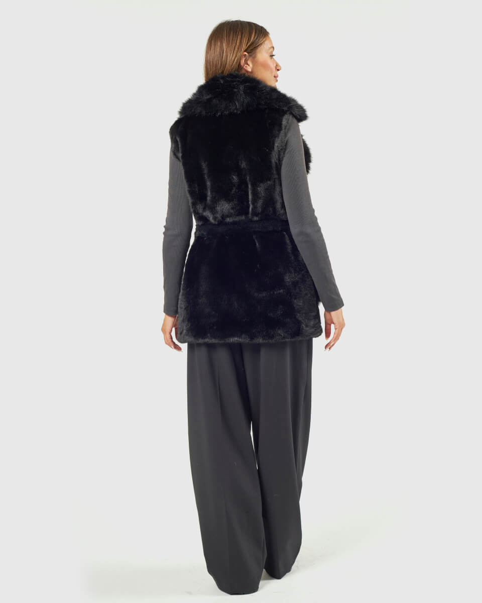 VERDE ΓΥΝΑΙΚΕΙΟ ΓΟΥΝΙΝΟ ΠΑΛΤΟ 33-0000728 ΜΑΥΡΟ