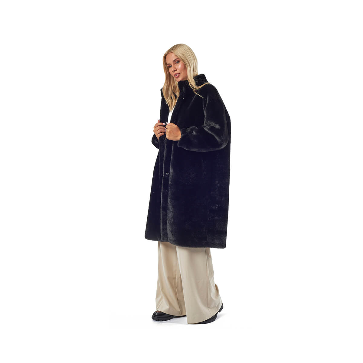 VERDE ΓΥΝΑΙΚΕΙΟ ΓΟΥΝΙΝΟ ΠΑΛΤΟ 33-0718 ΜΑΥΡΟ VERDE ΓΥΝΑΙΚΕΙΟ ΓΟΥΝΙΝΟ ΠΑΛΤΟ 33-0718 ΜΑΥΡΟ