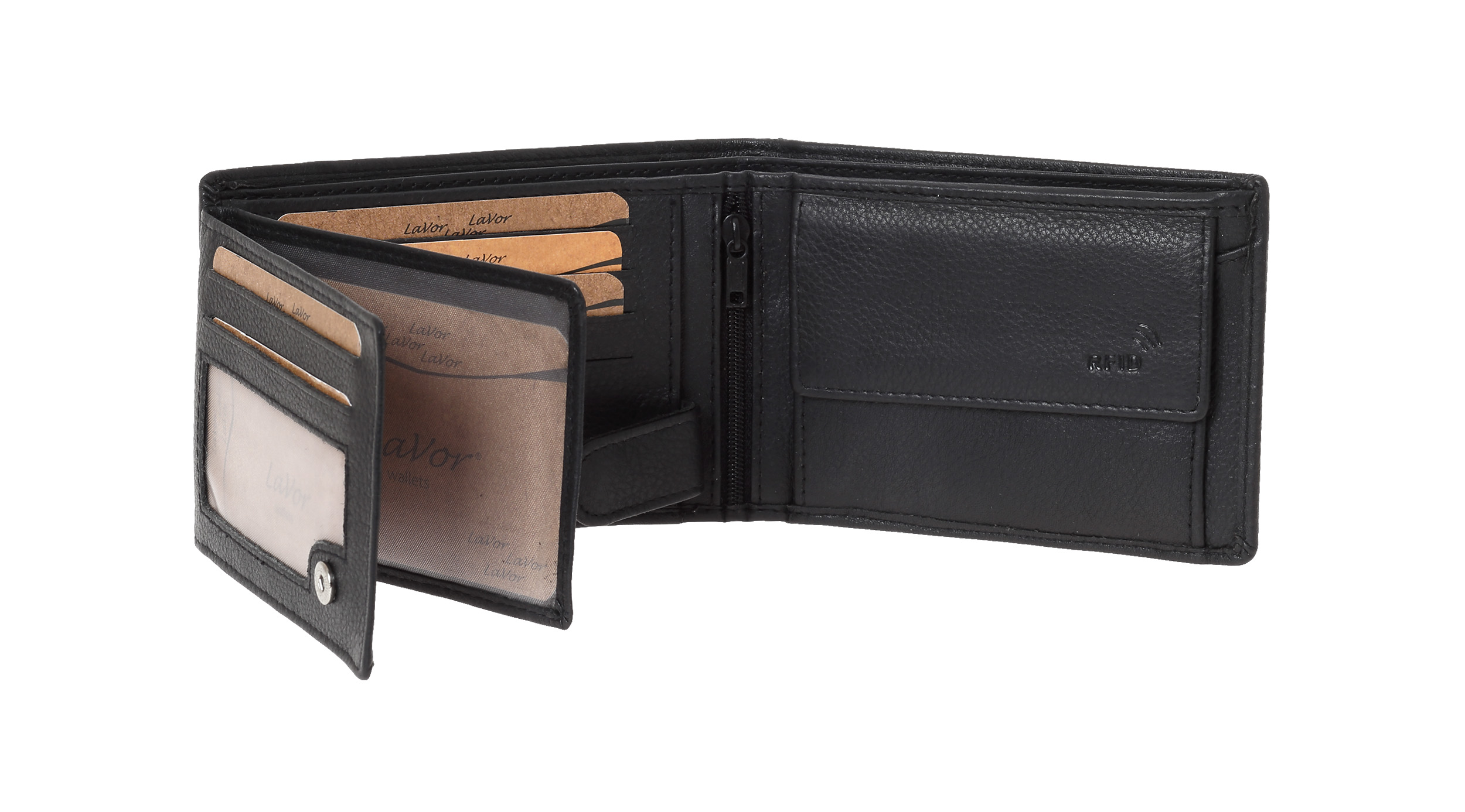 Ανδρικό Δερμάτινο Πορτοφόλι Lavor 3798 μαύρο Ανδρικό Δερμάτινο Πορτοφόλι Lavor 3798 μαύρο