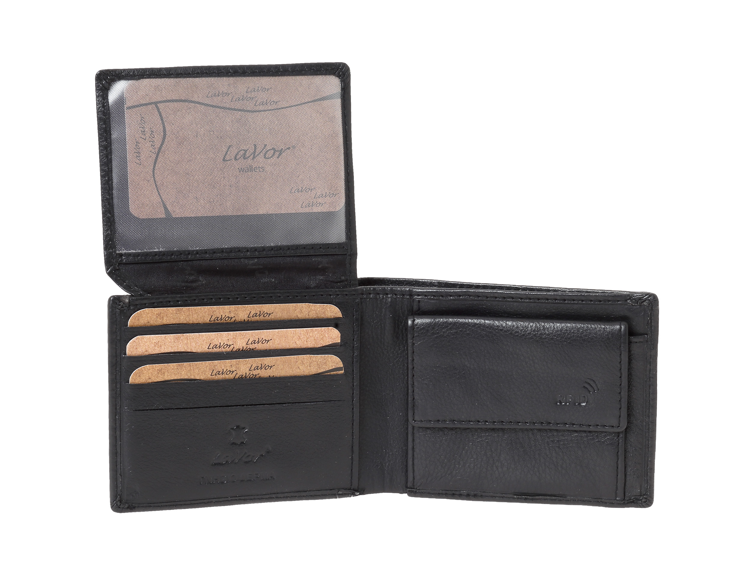 Ανδρικό Δερμάτινο Πορτοφόλι Lavor 3811 Μαύρο Ανδρικό Δερμάτινο Πορτοφόλι Lavor 3811 Μαύρο