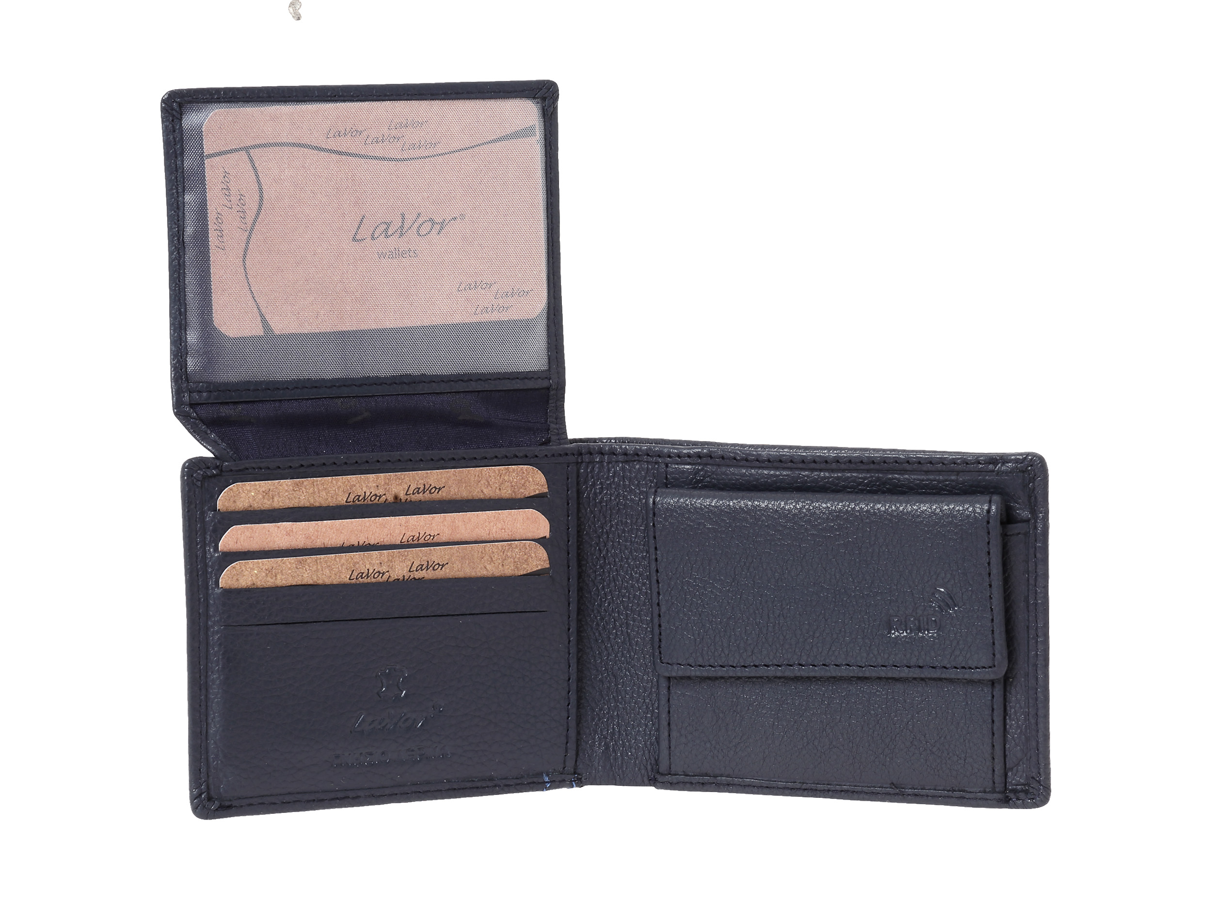 Ανδρικό Δερμάτινο Πορτοφόλι Lavor 3811 Μπλε Ανδρικό Δερμάτινο Πορτοφόλι Lavor 3811 Μπλε
