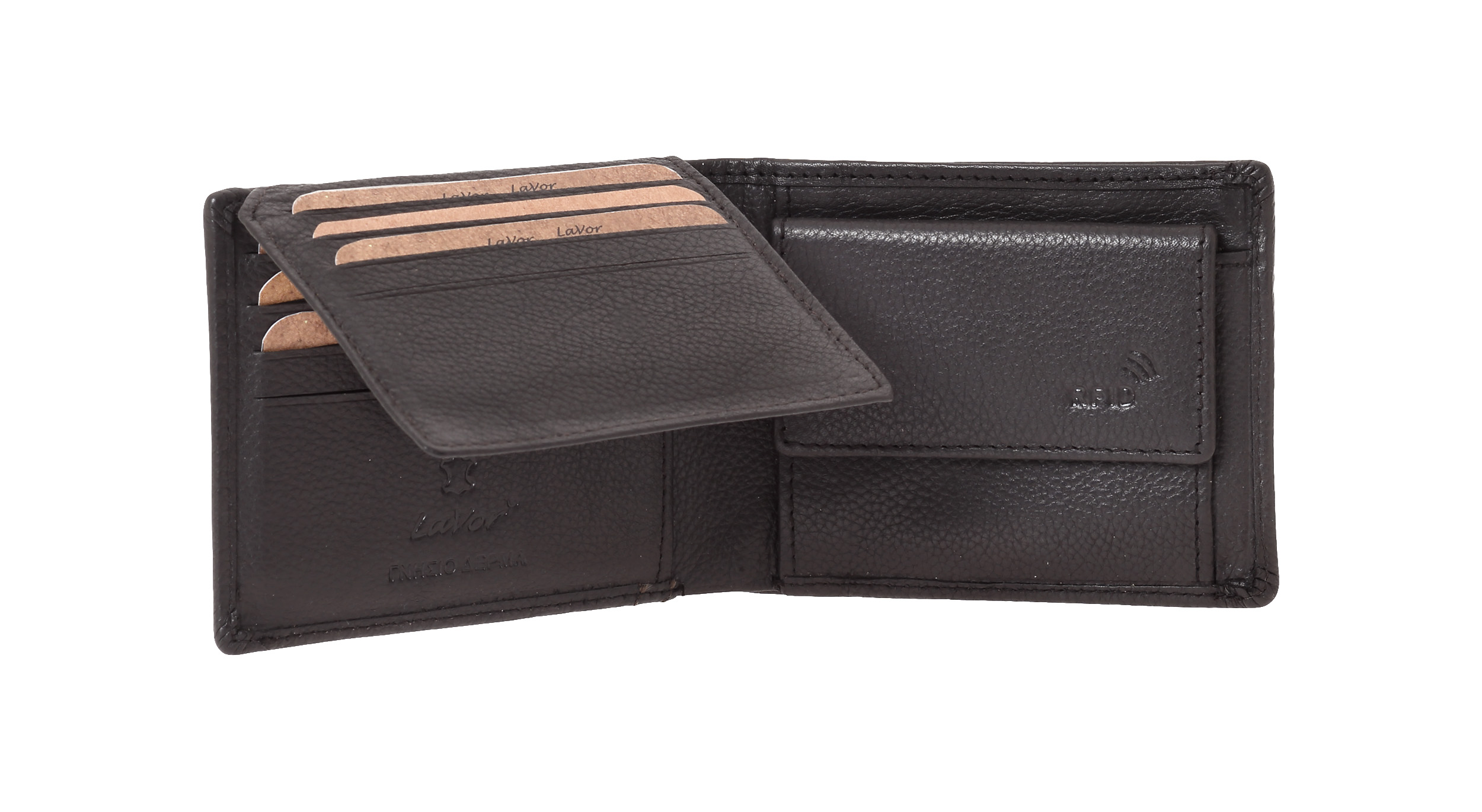 Ανδρικό Δερμάτινο Πορτοφόλι Lavor 3811 Καφέ Ανδρικό Δερμάτινο Πορτοφόλι Lavor 3811 Καφέ