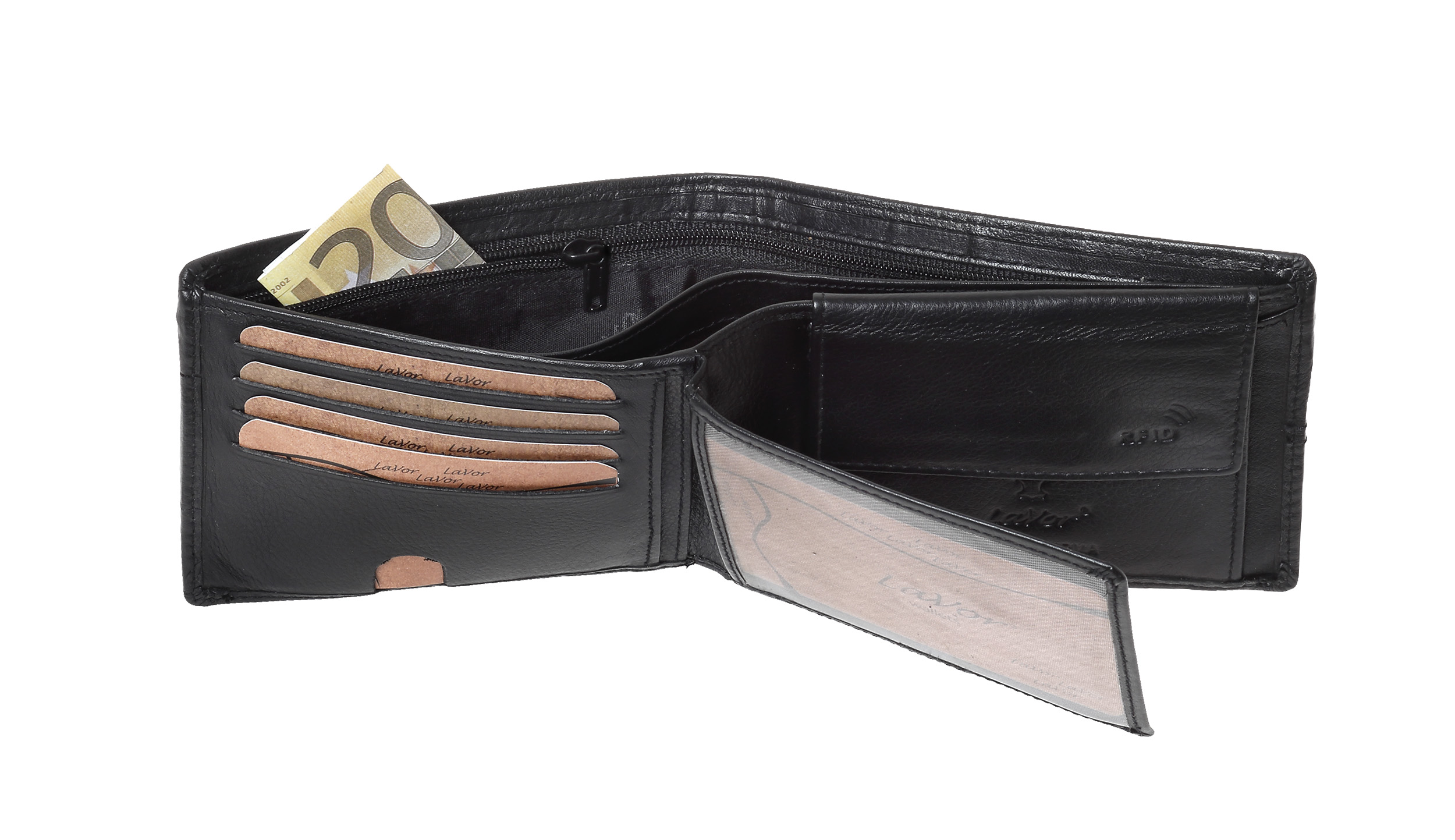 Ανδρικό Δερμάτινο Πορτοφόλι Lavor 3813 μαύρο Ανδρικό Δερμάτινο Πορτοφόλι Lavor 3813 μαύρο