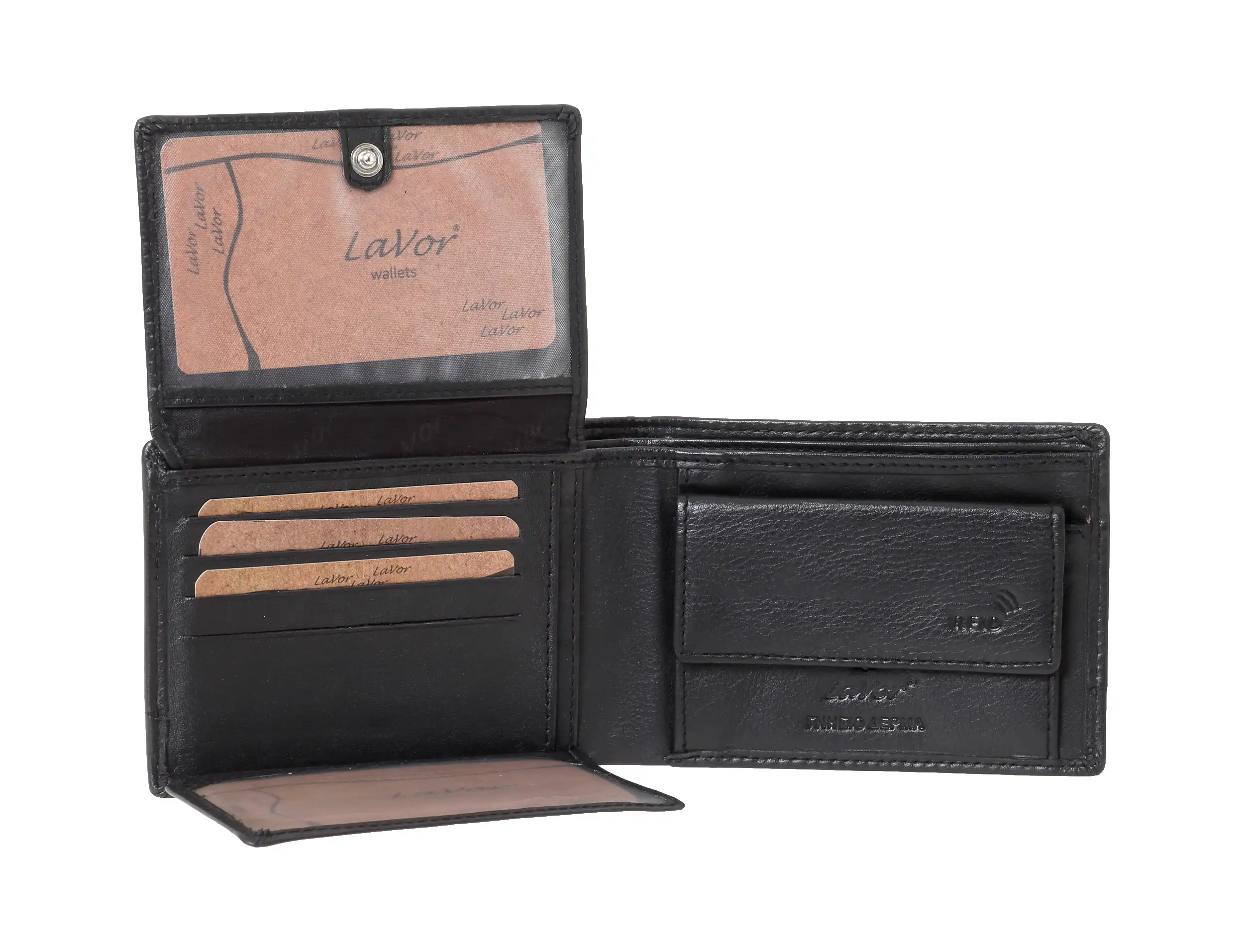 Ανδρικό Δερμάτινο Πορτοφόλι Lavor 3817 μαύρο Ανδρικό Δερμάτινο Πορτοφόλι Lavor 3817 μαύρο
