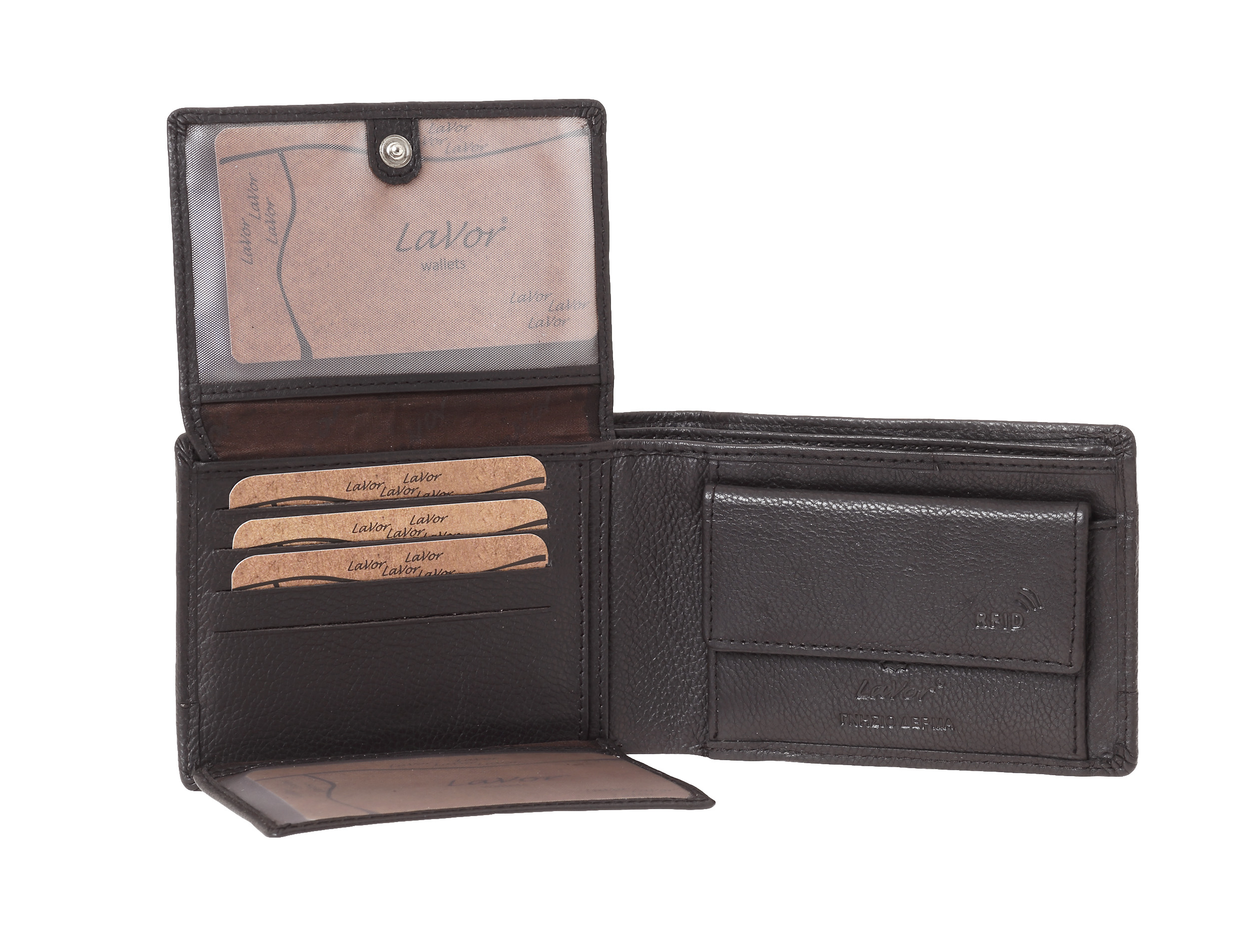 Ανδρικό Δερμάτινο Πορτοφόλι Lavor 3817 καφέ Ανδρικό Δερμάτινο Πορτοφόλι Lavor 3817 καφέ