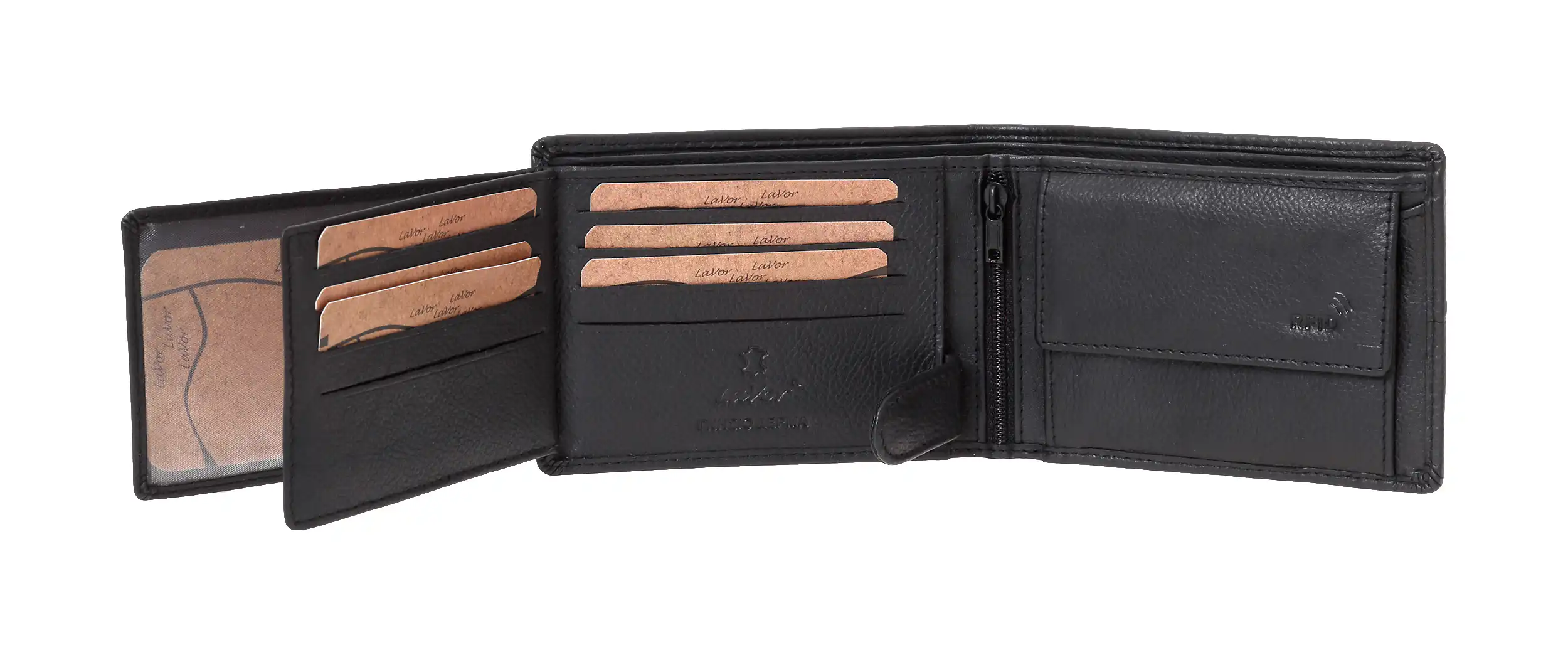 Ανδρικό Δερμάτινο Πορτοφόλι Lavor 3819 μαύρο Ανδρικό Δερμάτινο Πορτοφόλι Lavor 3819 μαύρο