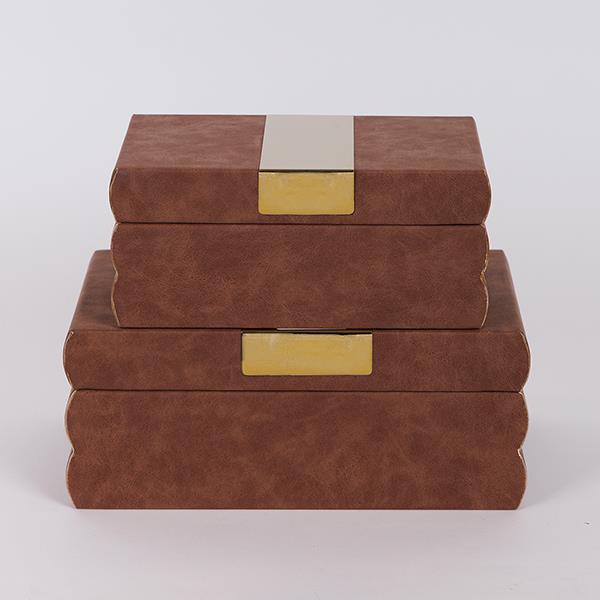 S/2 ΚΟΥΤΙΑ ΚΑΦΕ 25x15x10cm / 20x12x8cm S/2 ΚΟΥΤΙΑ ΚΑΦΕ 25x15x10cm / 20x12x8cm