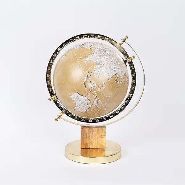 ΥΔΡΟΓΕΙΟΣ ΜΕΤΑΛΛΙΚΗ ΧΡΥΣΗ 23x23x35cm