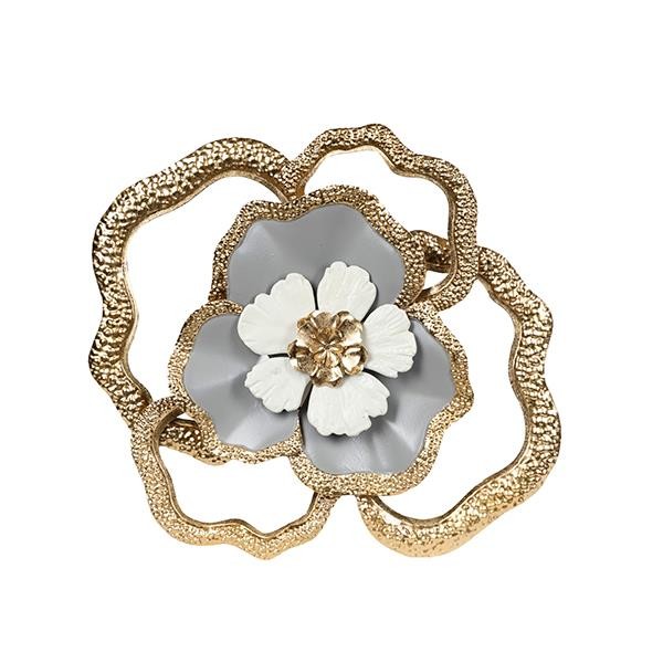 ΔΙΑΚΟΣΜΗΤΙΚΟ ΛΟΥΛΟΥΔΙ ΜΕΤΑΛΛΙΚΟ ΧΡΥΣΟ – ΜΠΛΕ 36.5×5.5x38cm