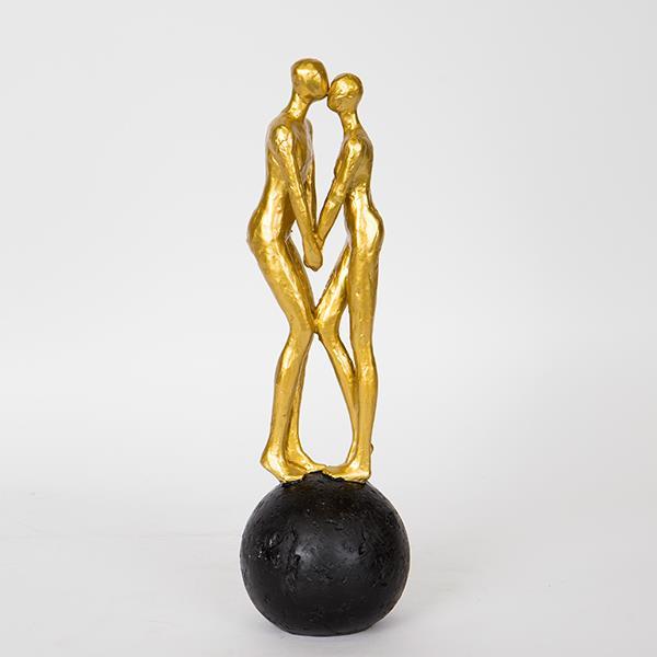 ΔΙΑΚΟΣΜΗΤΙΚΟ ΓΛΥΠΤΟ ΖΕΥΓΑΡΙ ΧΡΥΣΟ 9.5×9.5×31.5cm