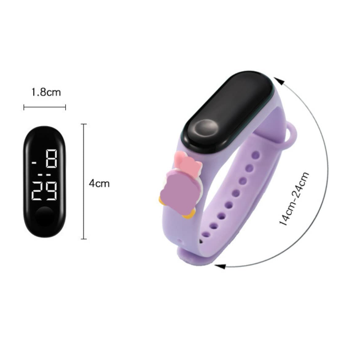 Παιδικό Αδιάβροχο Ρολόι με οθόνη Led και 3D stitch AG-031 Μπλε