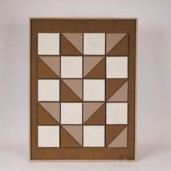 ΠΙΝΑΚΑΣ ΚΑΜΒΑΣ 3D ΤΕΤΡΑΓΩΝΑ ΚΑΦΕ – ΜΠΕΖ 60×2.9x80cm ΠΙΝΑΚΑΣ ΚΑΜΒΑΣ 3D ΤΕΤΡΑΓΩΝΑ ΚΑΦΕ – ΜΠΕΖ 60×2.9x80cm