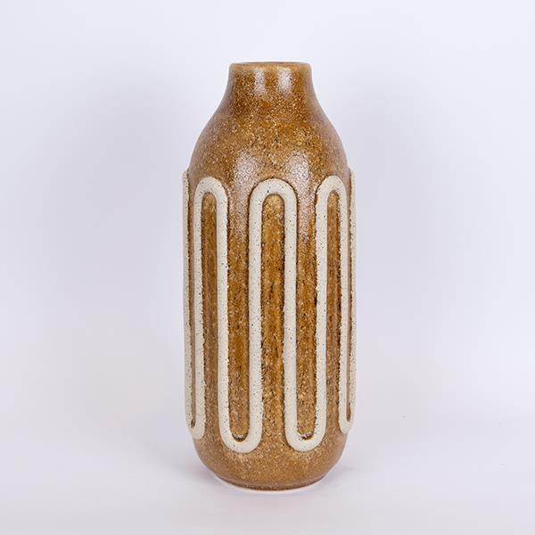 ΒΑΖΟ ΚΕΡΑΜΙΚΟ ΜΟΥΣΤΑΡΔΙ – ΜΠΕΖ 16.3×16.3x39cm