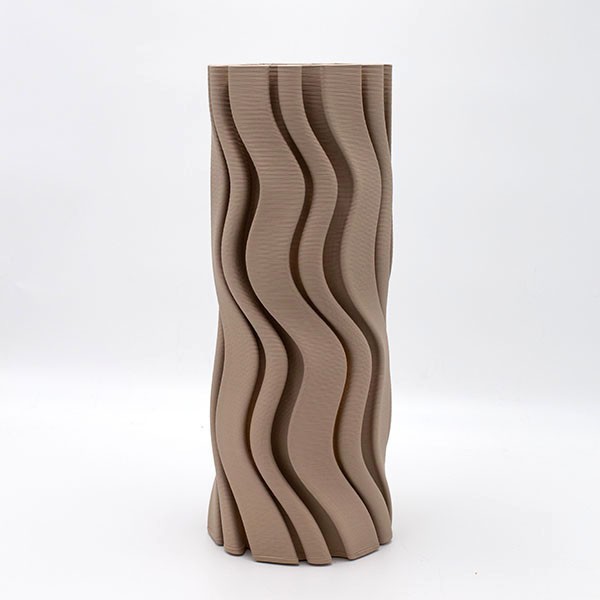 ΒΑΖΟ ΚΕΡΑΜΙΚΟ ΑΝΟΙΧΤΟ ΓΚΡΙ 14.5x15x36cm