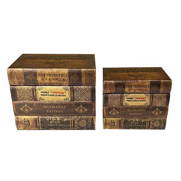 S/2 ΚΟΥΤΙΑ ΞΥΛΙΝΑ ΚΑΦΕ 20x13x16cm / 16x10x13cm S/2 ΚΟΥΤΙΑ ΞΥΛΙΝΑ ΚΑΦΕ 20x13x16cm / 16x10x13cm