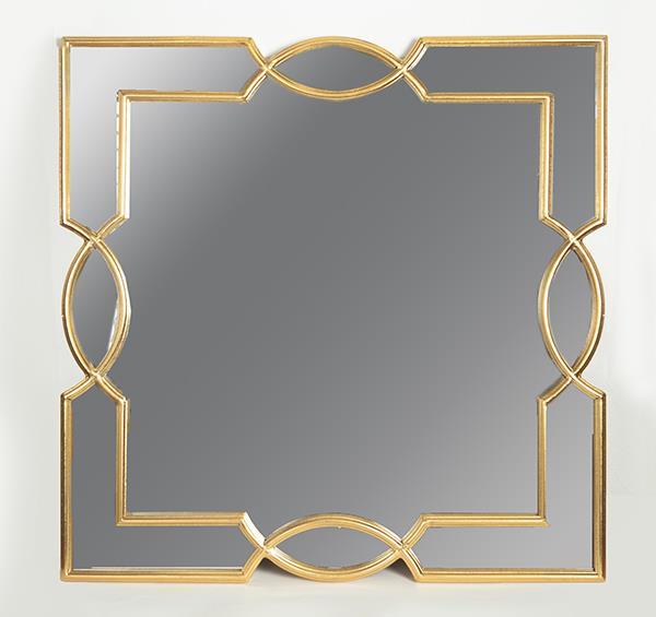 ΚΑΘΡΕΦΤΗΣ ΜΕΤΑΛΛΙΚΟΣ ΧΡΥΣΟΣ 80x3x80cm