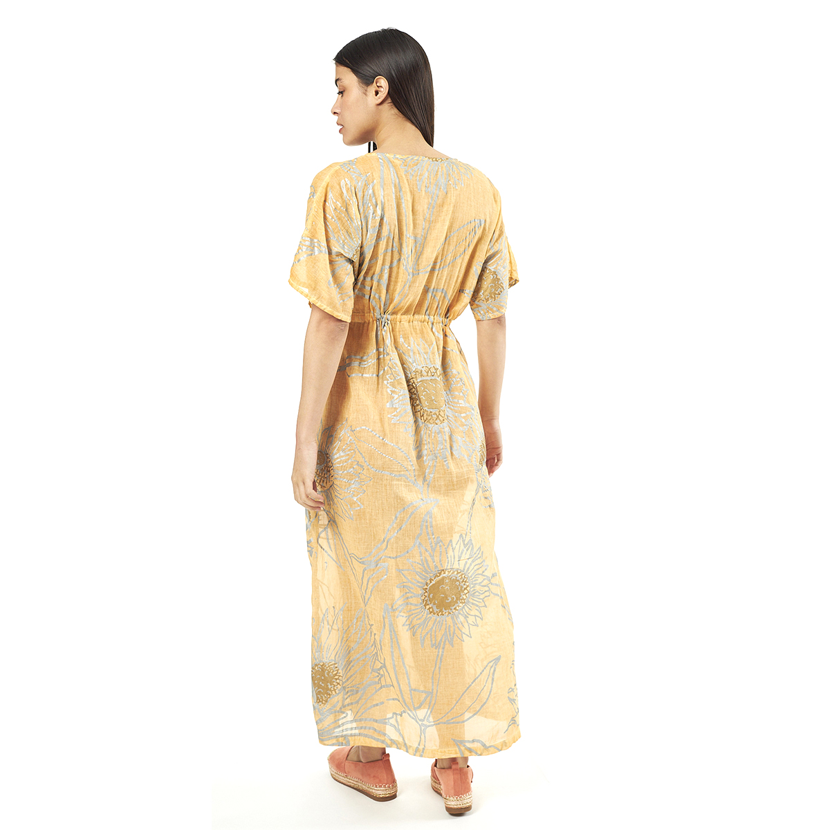 Verde Γυναικείo Καφτάνι 47-0067 Cotton Ινδίας Πολύχρωμο