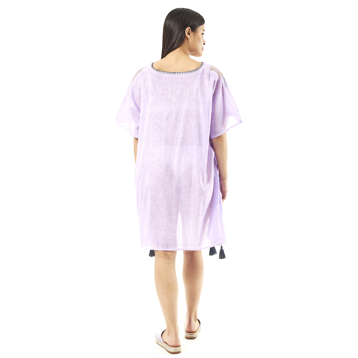 Verde Γυναικείo Καφτάνι 47-0068 Cotton Ινδίας Πολύχρωμο