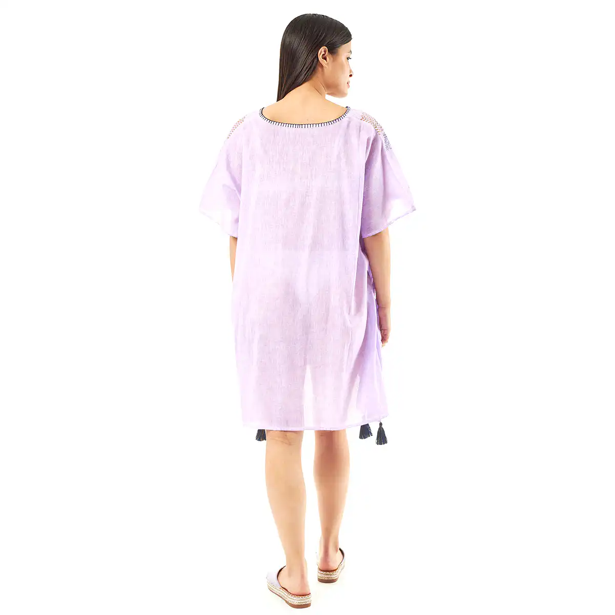 Verde Γυναικείo Καφτάνι 47-0068 Cotton Ινδίας Πολύχρωμο