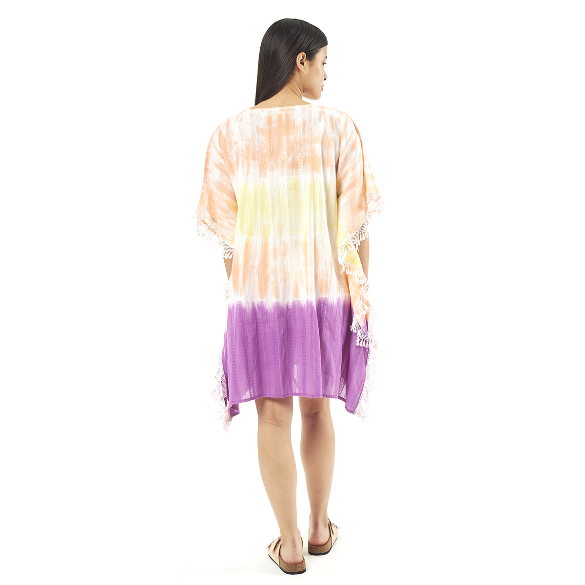 Verde Γυναικείo Καφτάνι 47-0073 Cotton Ινδίας Πολύχρωμο