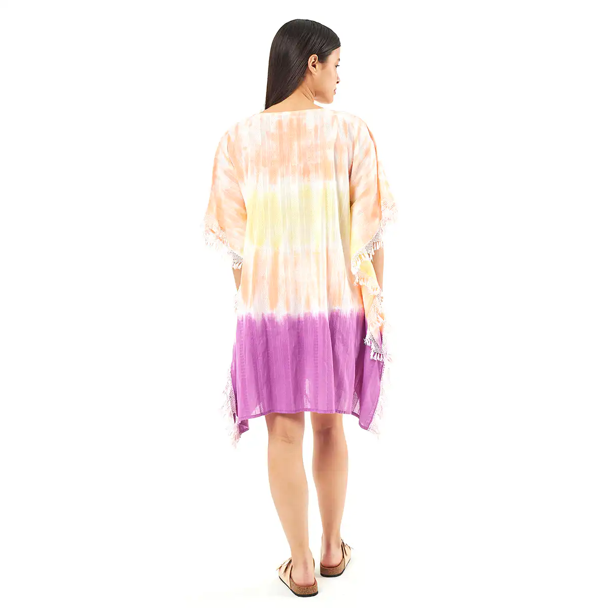 Verde Γυναικείo Καφτάνι 47-0073 Cotton Ινδίας Πολύχρωμο