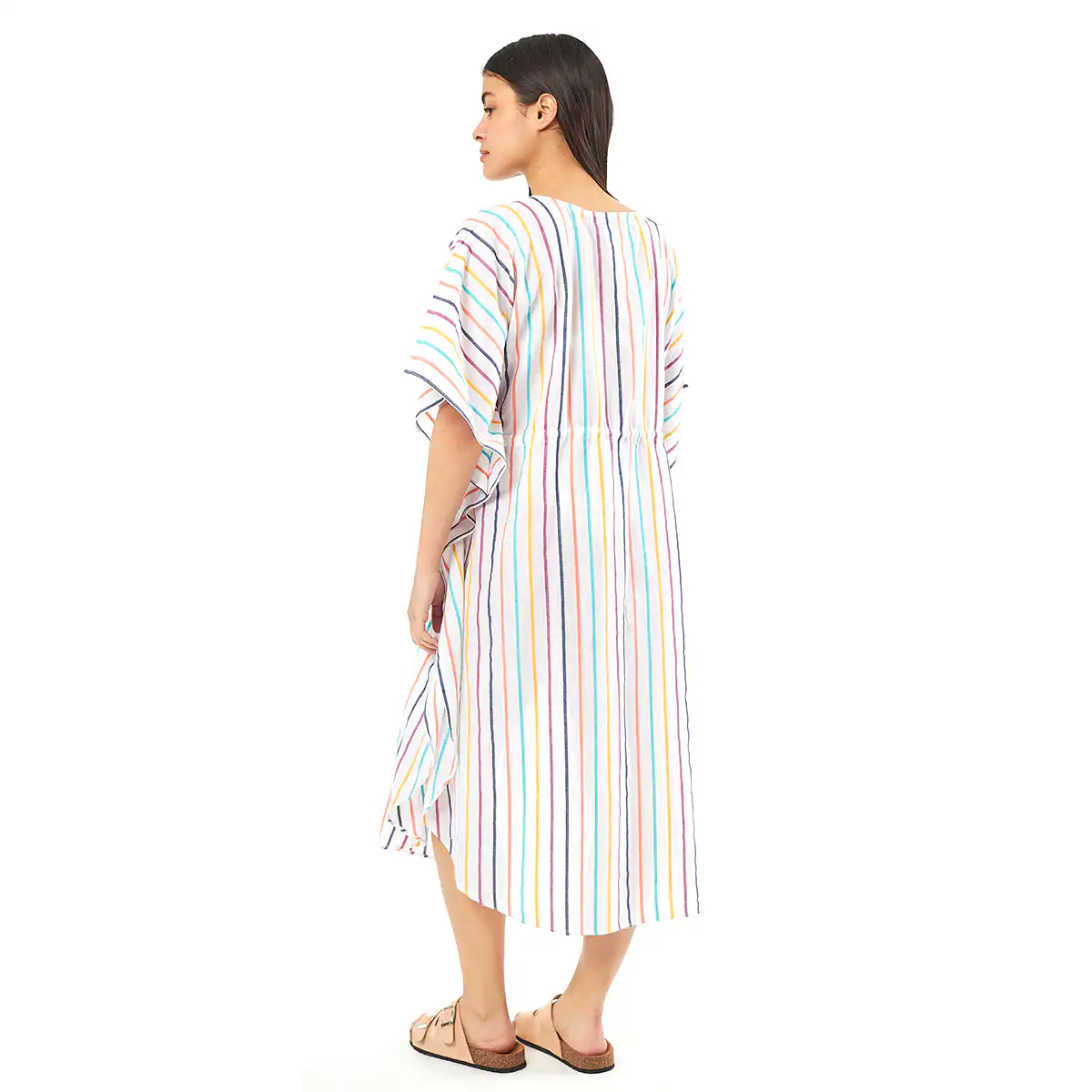 Verde Γυναικείo Καφτάνι 47-0075 Viscoce Ινδίας Πολύχρωμο