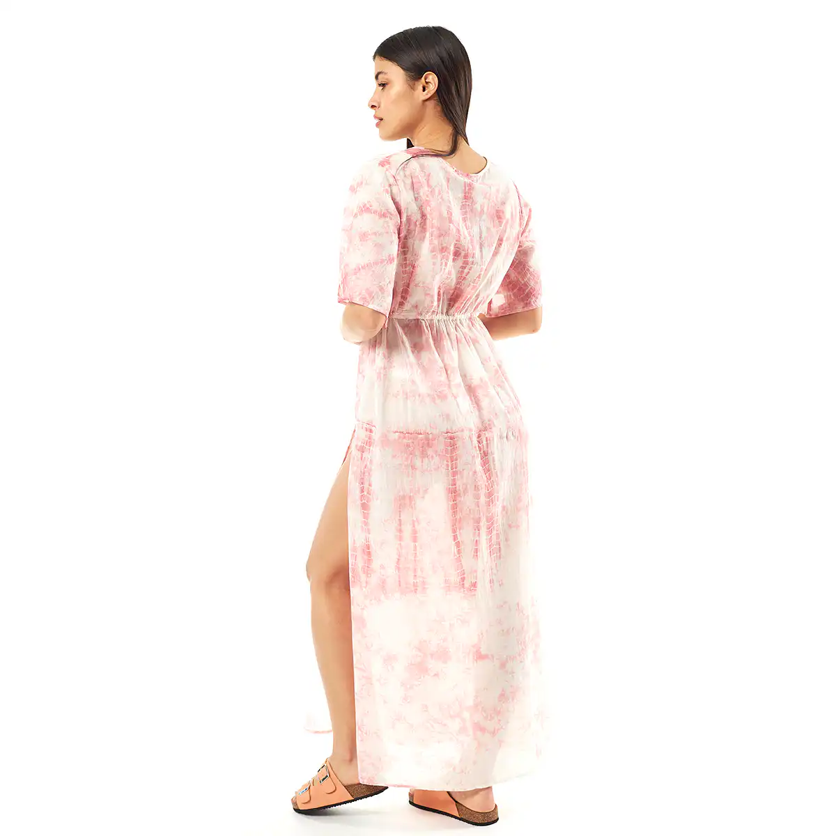 Verde Γυναικείo Καφτάνι 47-0076 Cotton Ινδίας Λιλά