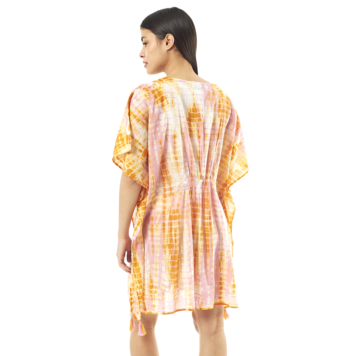 Verde Γυναικείo Καφτάνι 47-0078 Cotton Ινδίας Ρόζ