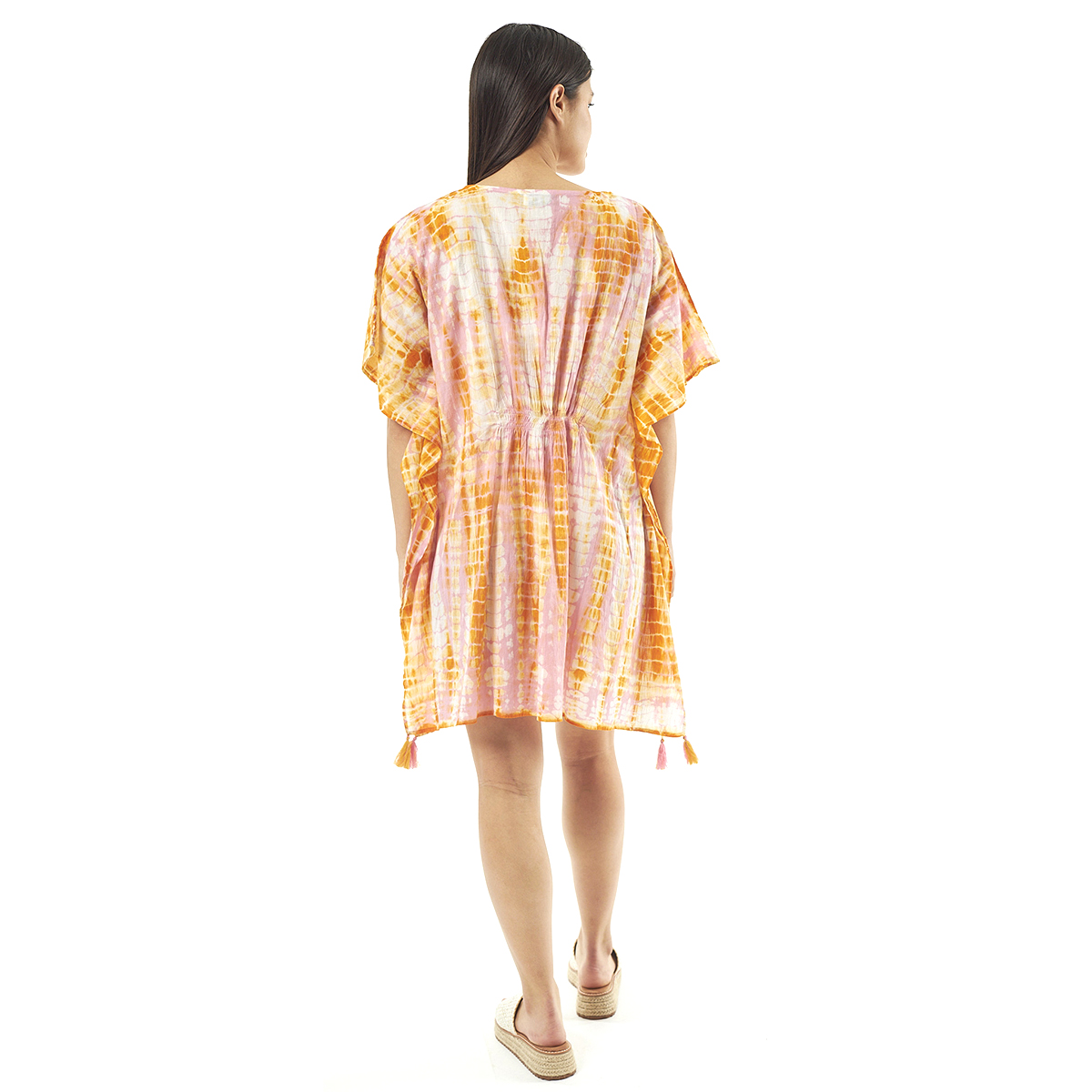 Verde Γυναικείo Καφτάνι 47-0078 Cotton Ινδίας Ρόζ