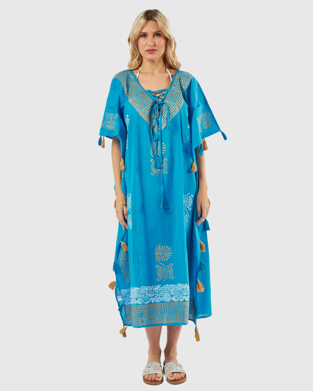 VERDE ΓΥΝΑΙΚΕΙΟ ΚΑΦΤΑΝΙ 47-0176 ΒΑΜΒΑΚΕΡΟ ΙΝΔΙΑΣ ΜΠΛΕ