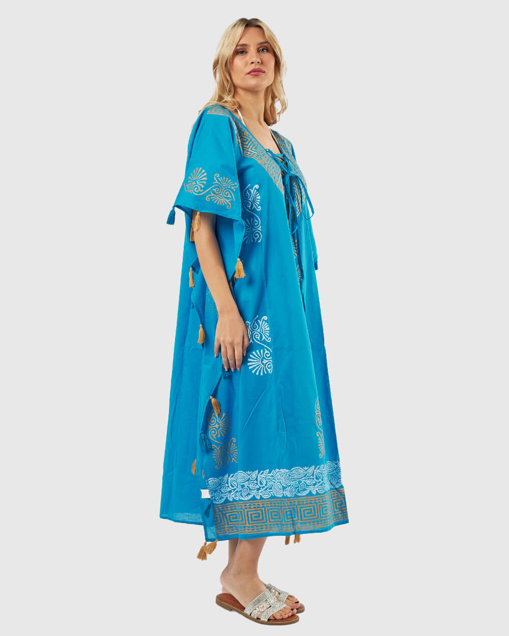 VERDE ΓΥΝΑΙΚΕΙΟ ΚΑΦΤΑΝΙ 47-0176 ΒΑΜΒΑΚΕΡΟ ΙΝΔΙΑΣ ΜΠΛΕ