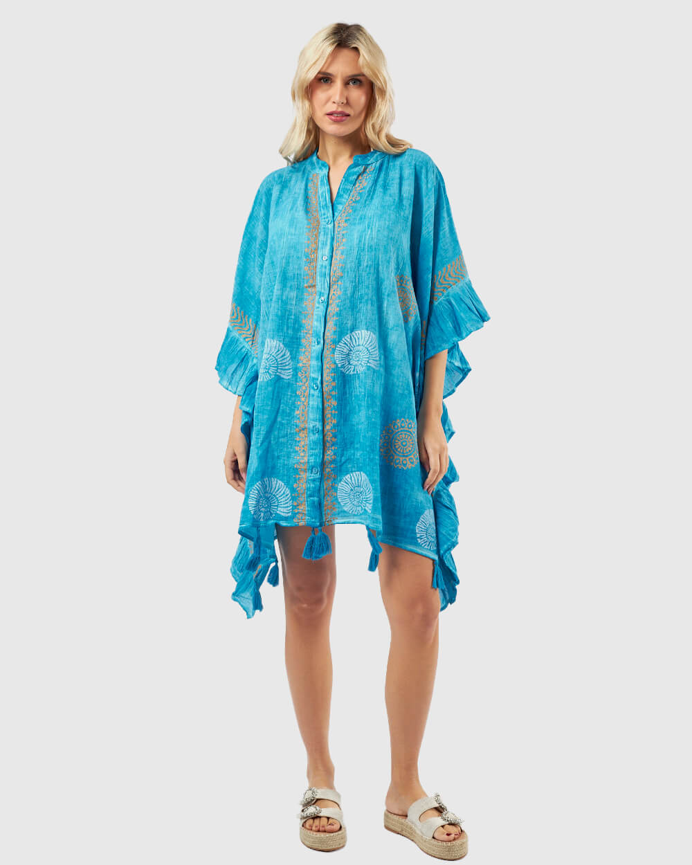 VERDE ΓΥΝΑΙΚΕΙΟ ΚΑΦΤΑΝΙ 47-0178 ΒΑΜΒΑΚΕΡΟ ΙΝΔΙΑΣ ΜΠΛΕ