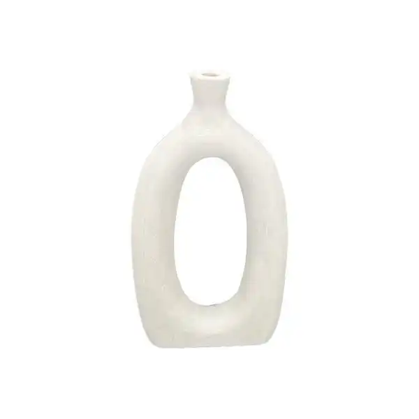 ΒΑΖΟ ΞΥΛΟ ΛΕΥΚΟ 23x7x42cm