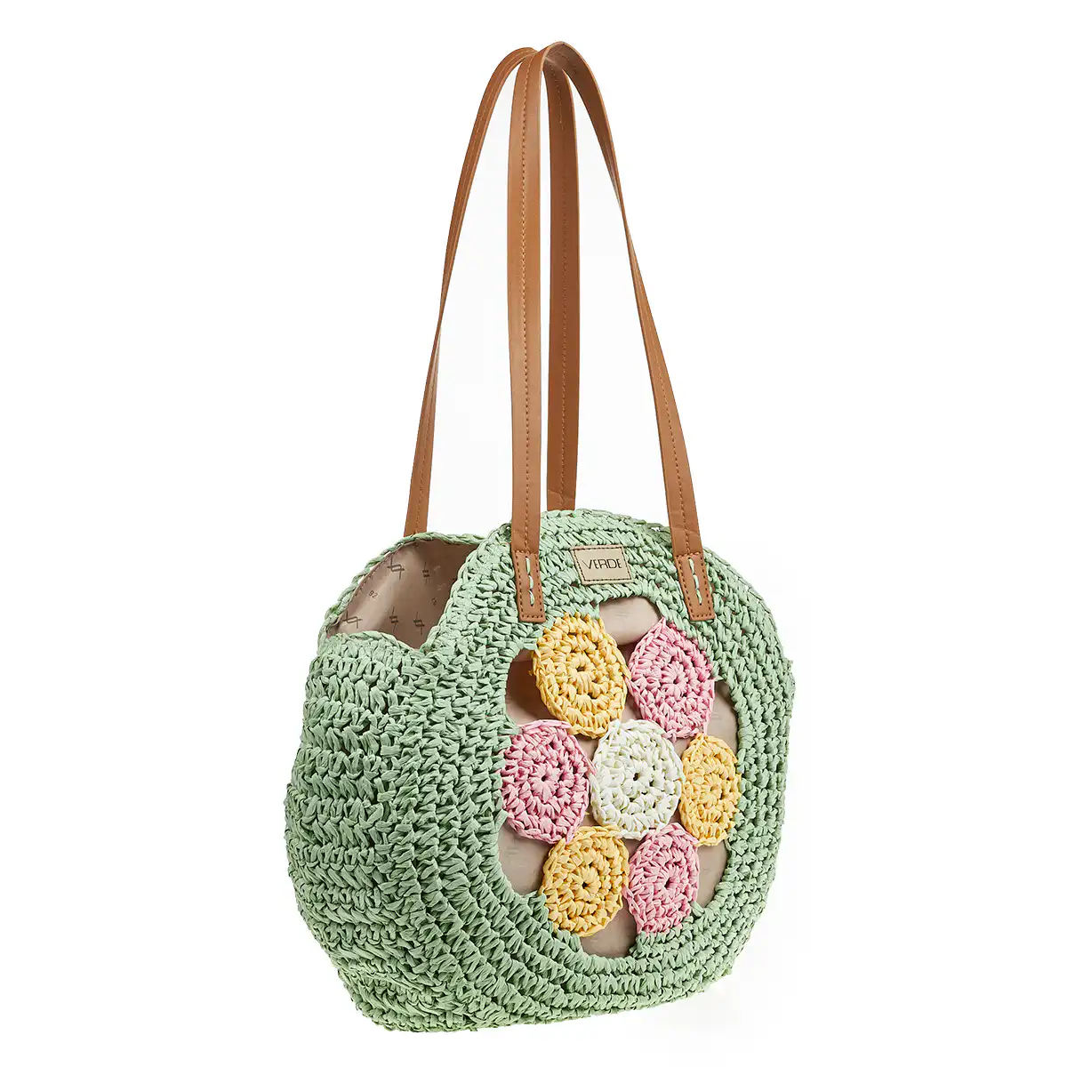 Verde Γυναικεία Ψάθινη Τσαντα 48-0204 Πράσινο Verde Γυναικεία Ψάθινη Τσαντα 48-0204 Πράσινο
