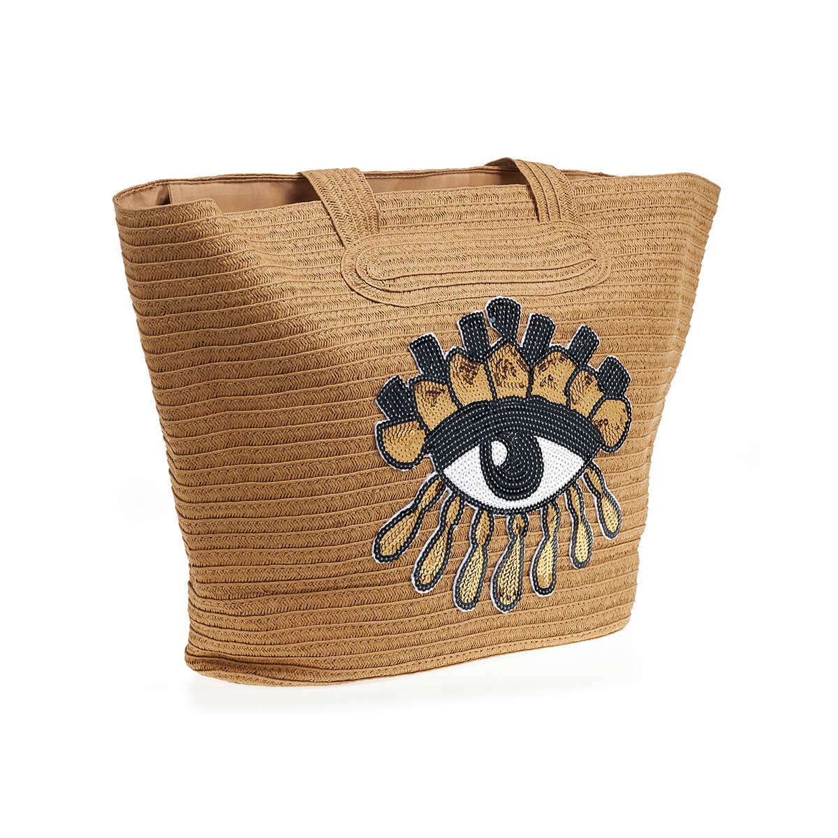 Verde Γυναικεία Τσάντα Ψάθινη 48-0213 Ψάθινη Μπεζ