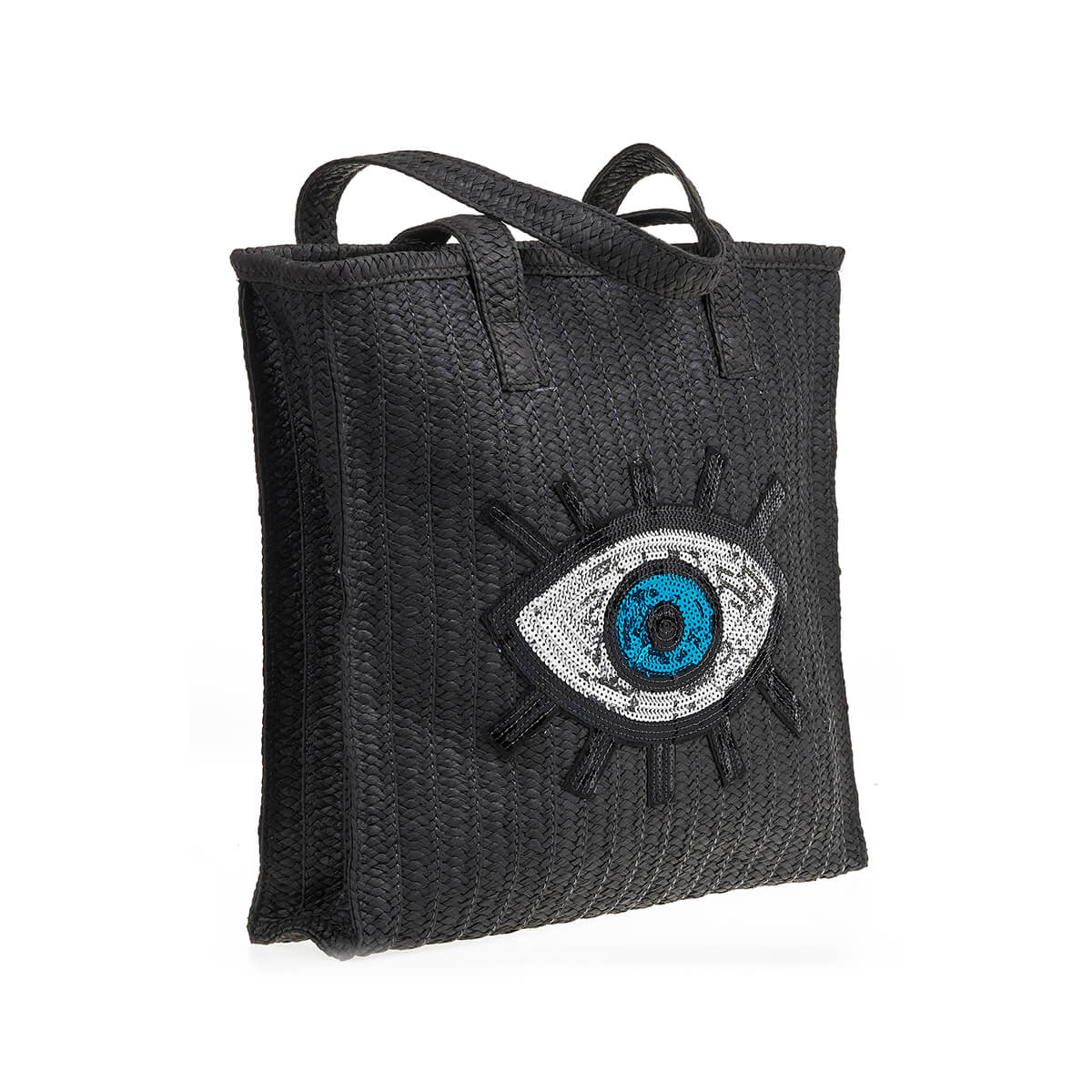 Verde Γυναικεία Τσάντα Ψάθινη 48-0215 Ψάθινη Μαύρο Verde Γυναικεία Τσάντα Ψάθινη 48-0215 Ψάθινη Μαύρο