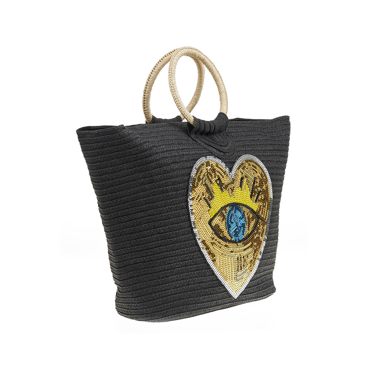 Verde Γυναικεία Τσάντα Ψάθινη 48-0218 Ψάθινη Μαύρο Verde Γυναικεία Τσάντα Ψάθινη 48-0218 Ψάθινη Μαύρο