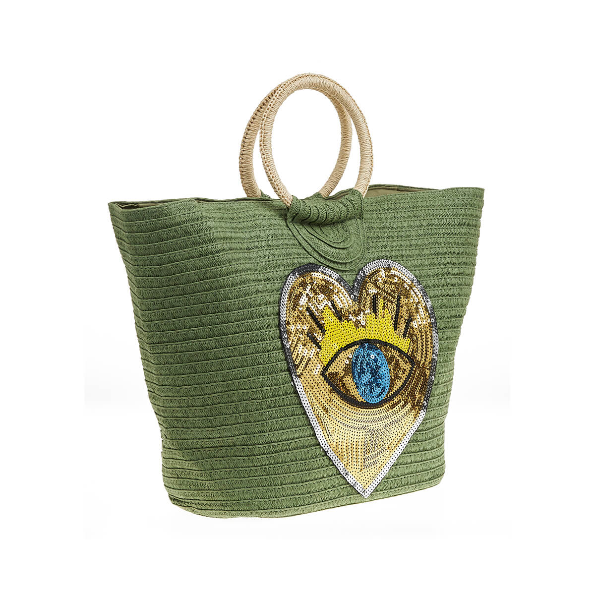 Verde Γυναικεία Τσάντα Ψάθινη 48-0218 Ψάθινη Χακί Verde Γυναικεία Τσάντα Ψάθινη 48-0218 Ψάθινη Χακί
