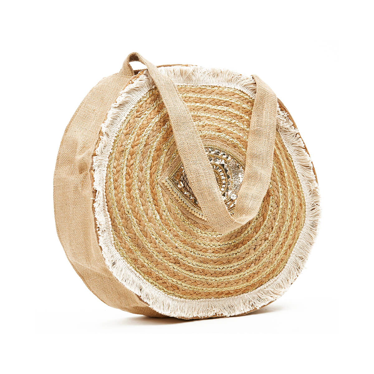 Verde Γυναικεία Τσάντα Ψάθινη 48-0219 Γιούτα Χρυσό Verde Γυναικεία Τσάντα Ψάθινη 48-0219 Γιούτα Χρυσό