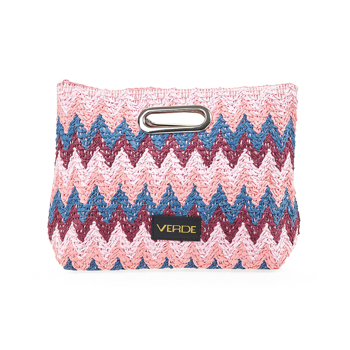 Verde ΓυναικείοΤσαντάκι Χειρός Ψάθινο 48-0221 Ψάθινη Ροζ