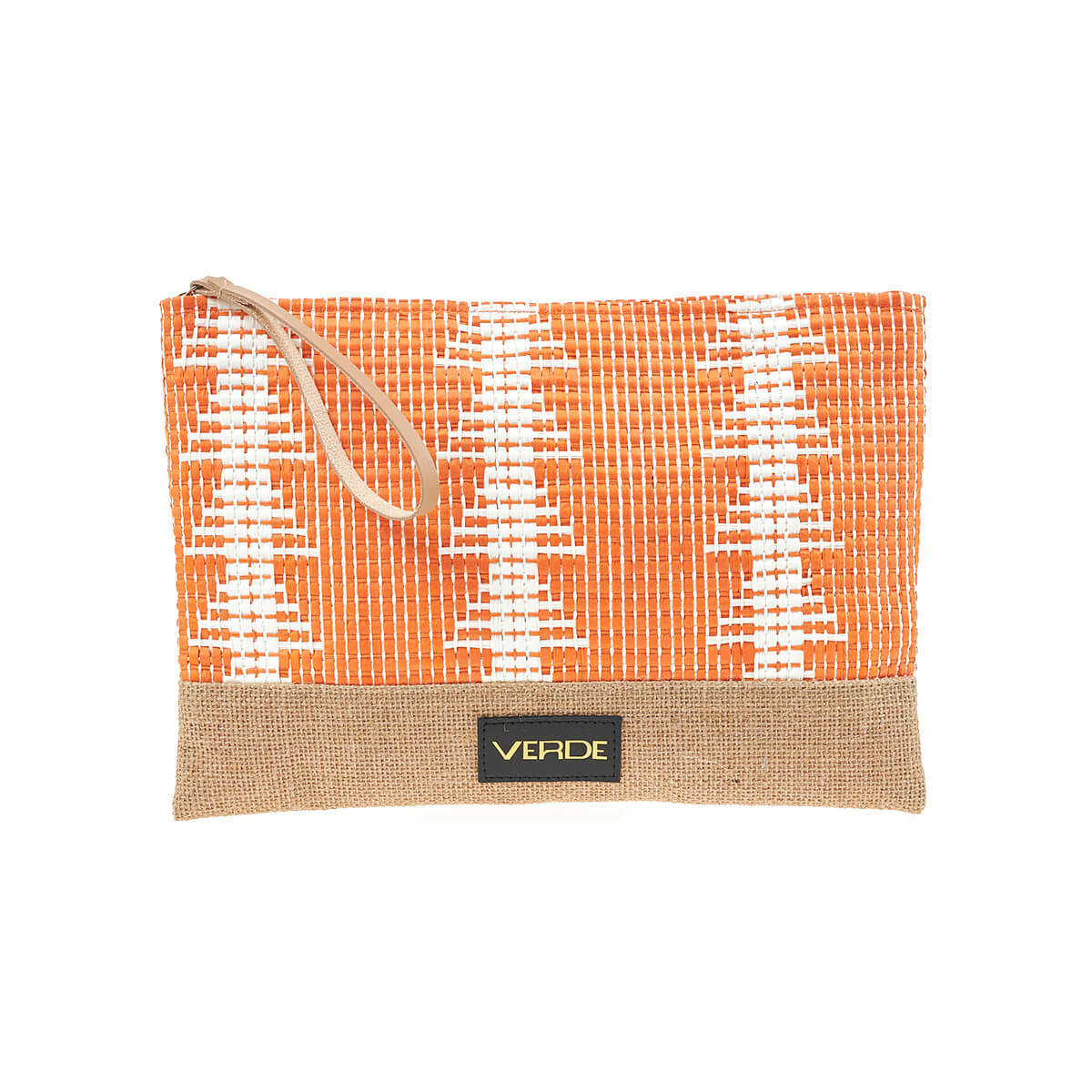 Verde ΓυναικείοΤσαντάκι Χειρός Ψάθινο 48-0226 Ψάθινη Πορτοκαλί