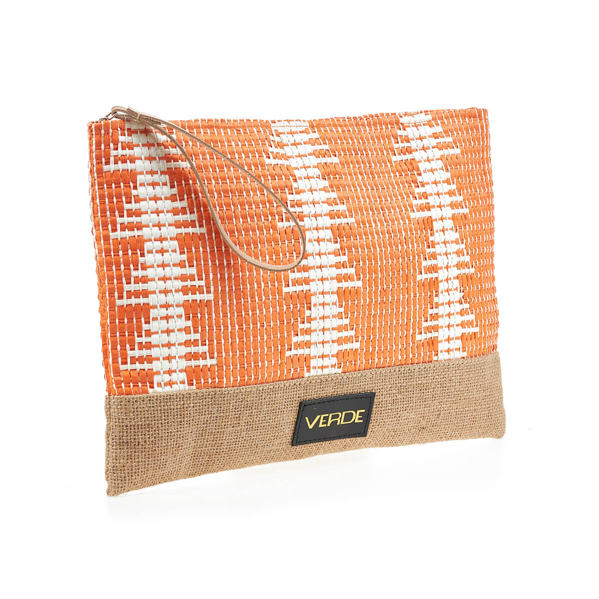 Verde ΓυναικείοΤσαντάκι Χειρός Ψάθινο 48-0226 Ψάθινη Πορτοκαλί