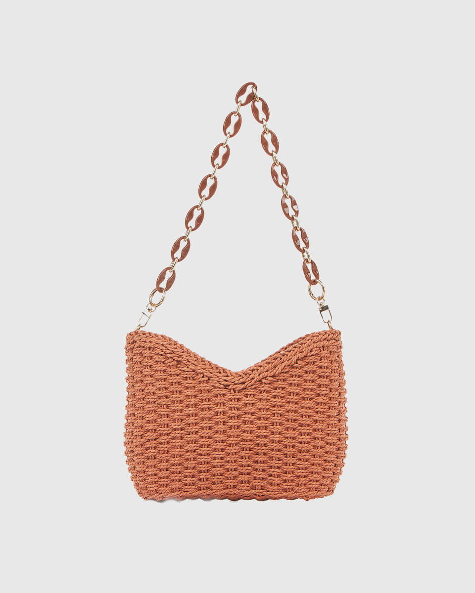 VERDE ΓΥΝΑΙΚΕΙΑ ΤΣΑΝΤΑ ΩΜΟΥ 48-0251 ΨΑΘΙΝH/ ΠΟΡΤΟΚΑΛΙ