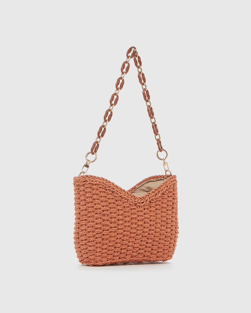 VERDE ΓΥΝΑΙΚΕΙΑ ΤΣΑΝΤΑ ΩΜΟΥ 48-0251 ΨΑΘΙΝH/ ΠΟΡΤΟΚΑΛΙ