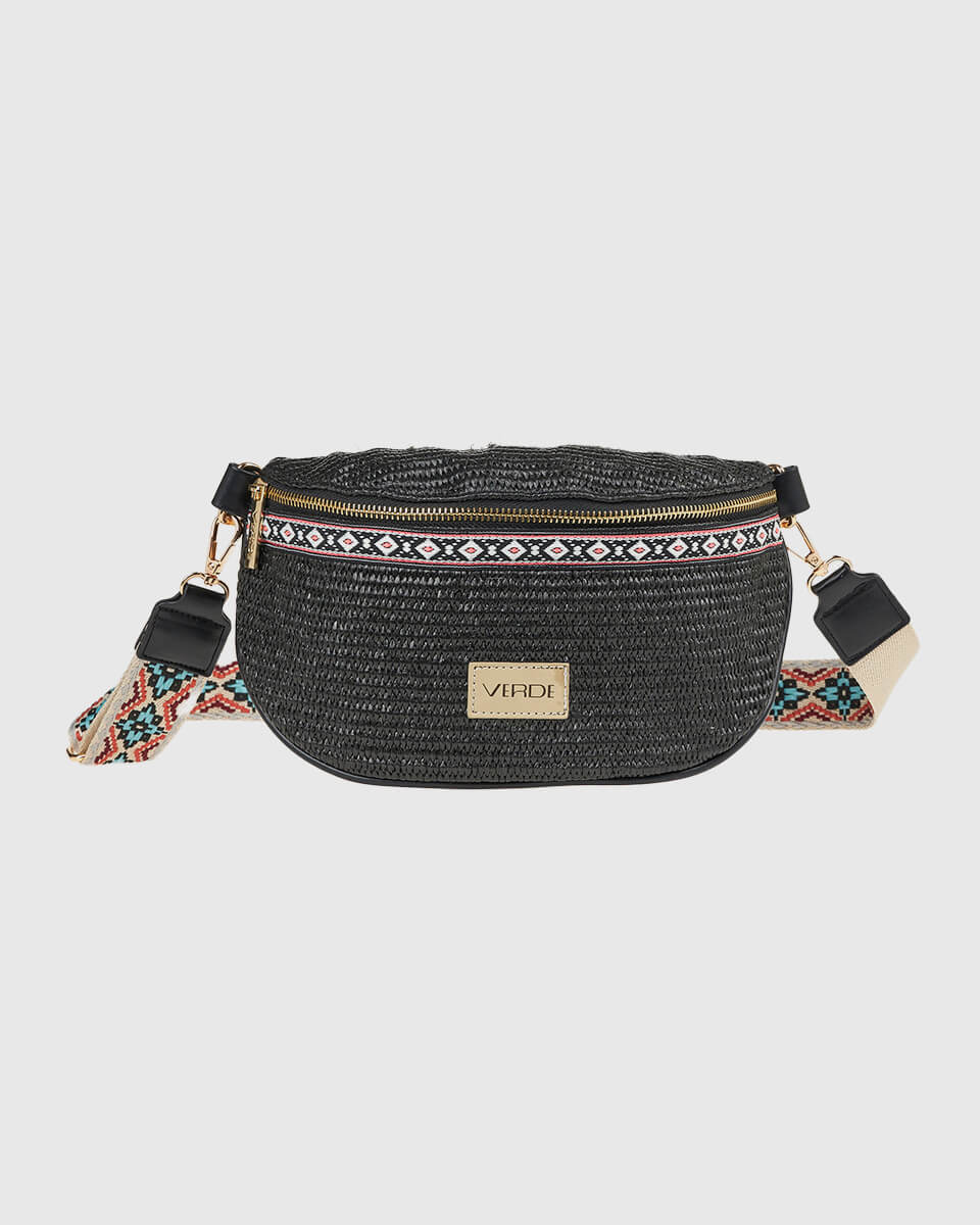 VERDE ΓΥΝΑΙΚΕΙΟ ΤΣΑΝΤΑΚΙ ΜΕΣΗΣ 48-0252 ΨΑΘΙΝΗ/ ΜΑΥΡΟ