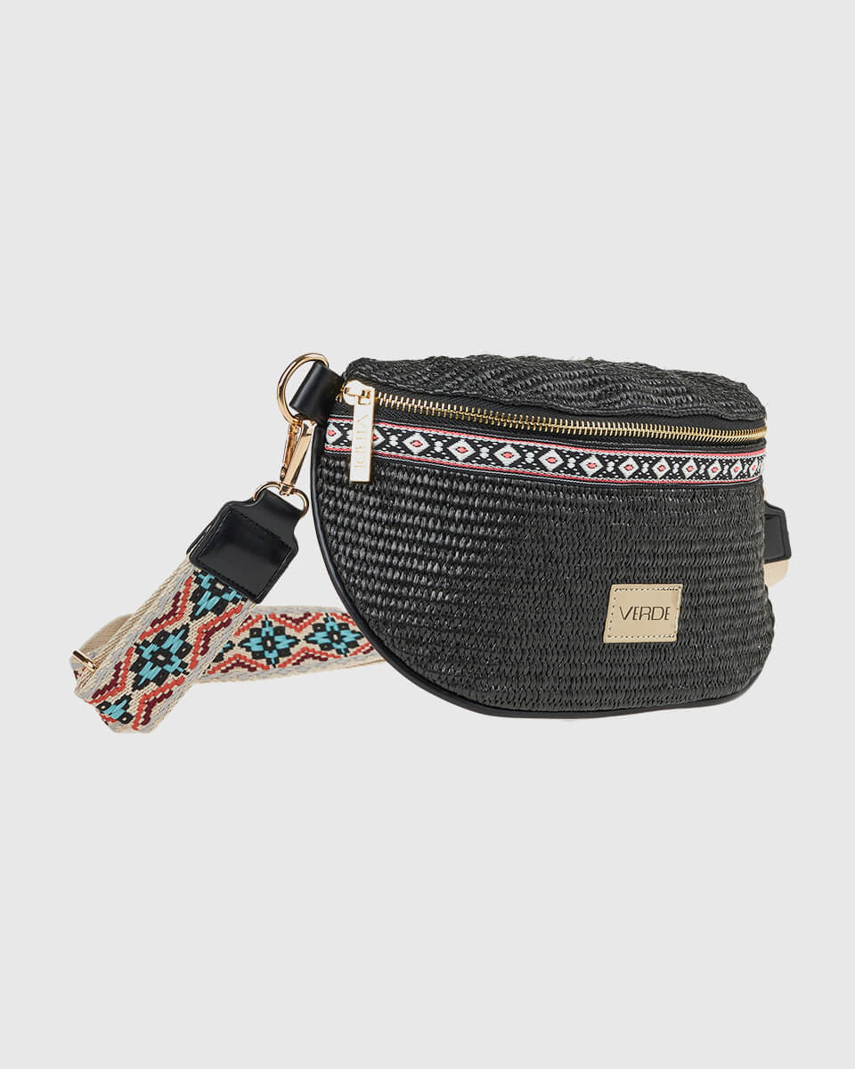 VERDE ΓΥΝΑΙΚΕΙΟ ΤΣΑΝΤΑΚΙ ΜΕΣΗΣ 48-0252 ΨΑΘΙΝΗ/ ΜΑΥΡΟ