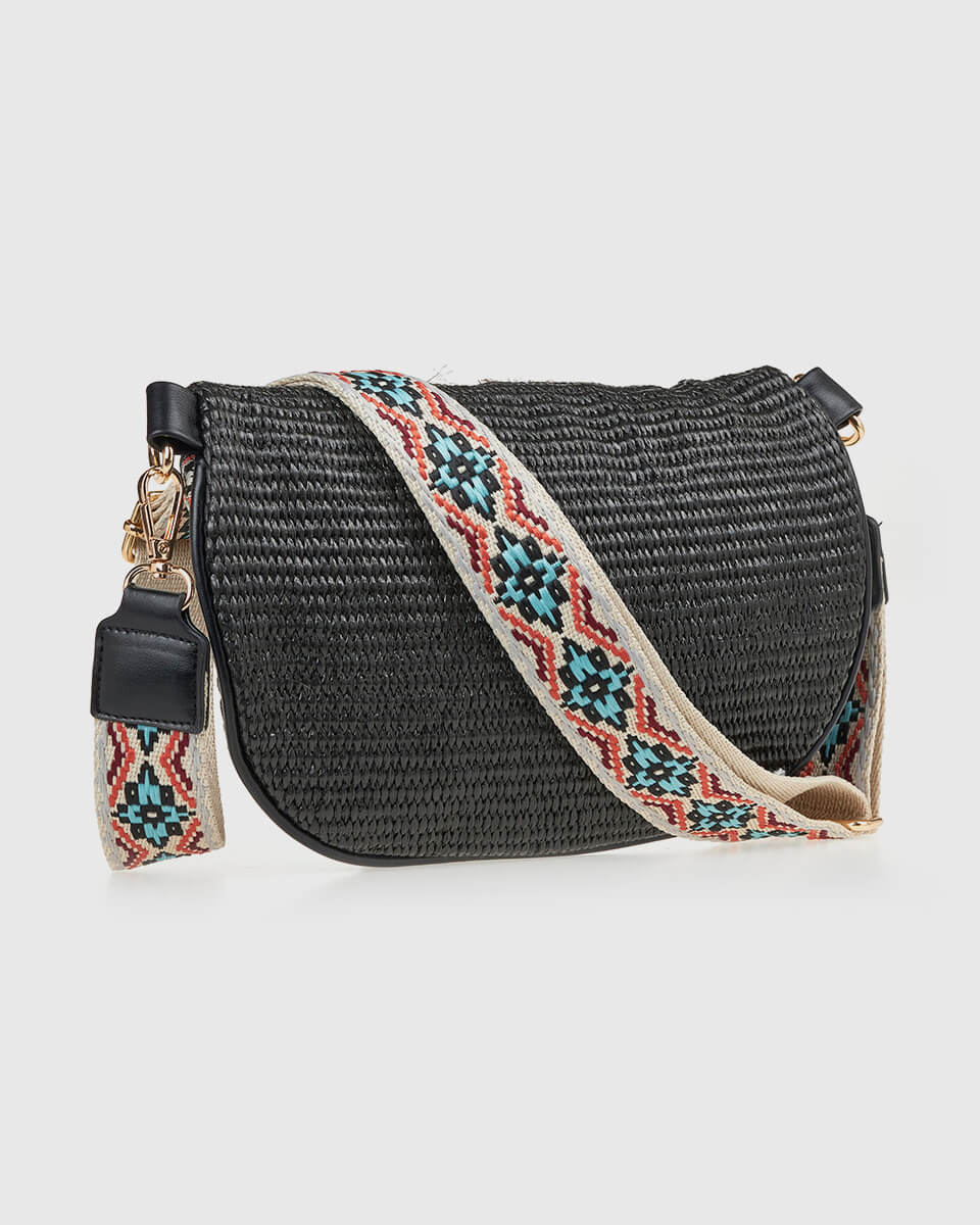 VERDE ΓΥΝΑΙΚΕΙΟ ΤΣΑΝΤΑΚΙ ΜΕΣΗΣ 48-0252 ΨΑΘΙΝΗ/ ΜΑΥΡΟ