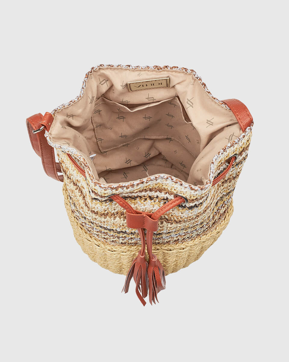 VERDE ΓΥΝΑΙΚΕΙΟ ΣΑΚΙΔΙΟ ΠΛΑΤΗΣ 48-0276 ΨΑΘΙΝΟ/ ΠΟΛΥΧΡΩΜΟ