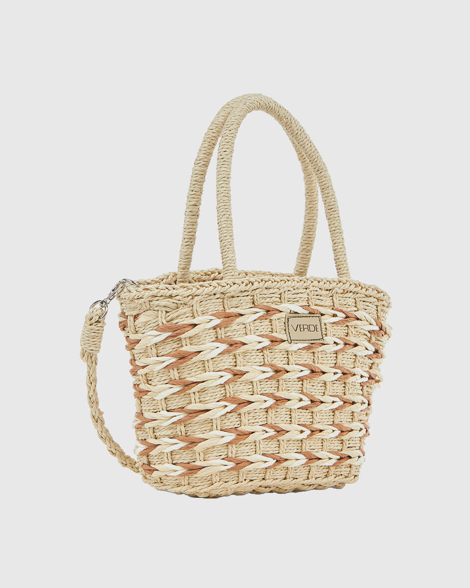 VERDE ΓΥΝΑΙΚΕΙΑ ΤΣΑΝΤΑ ΩΜΟΥ 48-0277 ΨΑΘΙΝH/ ΕΚΡΟΥ