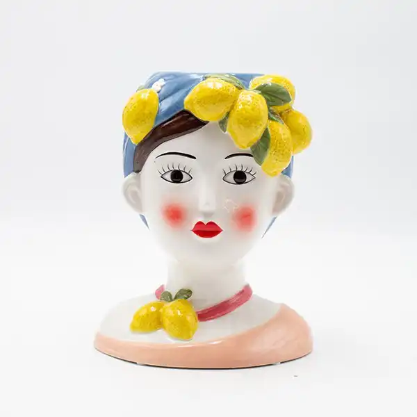 ΒΑΖΟ ΓΥΝΑΙΚΑ ΠΗΛΙΝΟ ΠΟΛΥΧΡΩΜΟ 16.2×12.8×20.5cm ΒΑΖΟ ΓΥΝΑΙΚΑ ΠΗΛΙΝΟ ΠΟΛΥΧΡΩΜΟ 16.2×12.8×20.5cm